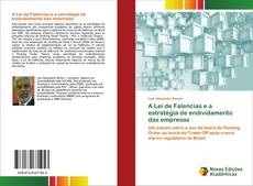 A Lei de Falencias e a estratégia de endividamento das empresas kitap kapağı