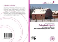 Couverture de Actinotus Helianthi