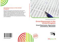 Copertina di Great Depression in the United Kingdom