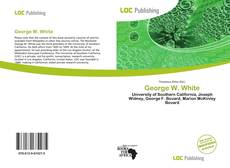 Copertina di George W. White