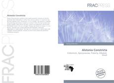 Bookcover of Alstonia Constricta
