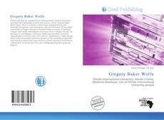 Portada del libro de Gregory Baker Wolfe