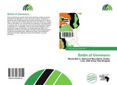 Copertina di Battle of Gemmano