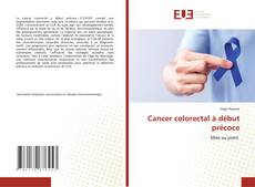 Capa do livro de Cancer colorectal à début précoce 