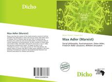 Обложка Max Adler (Marxist)