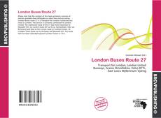 Buchcover von London Buses Route 27