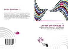 Portada del libro de London Buses Route 31