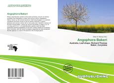 Portada del libro de Angophora Bakeri