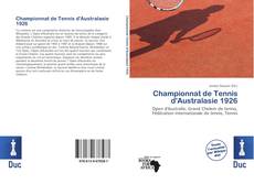 Bookcover of Championnat de Tennis d'Australasie 1926