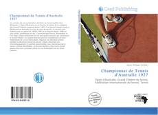 Bookcover of Championnat de Tennis d'Australie 1927