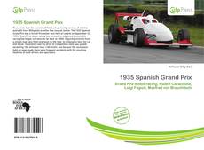 Buchcover von 1935 Spanish Grand Prix