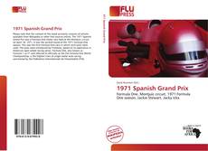 Buchcover von 1971 Spanish Grand Prix