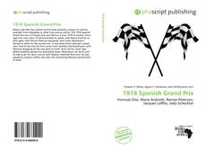 1978 Spanish Grand Prix kitap kapağı