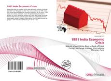 Capa do livro de 1991 India Economic Crisis 