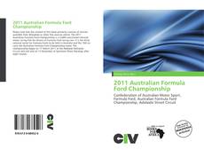 Обложка 2011 Australian Formula Ford Championship