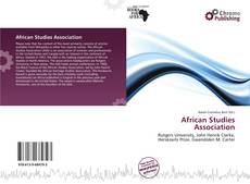 African Studies Association的封面