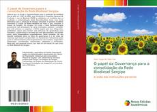 Capa do livro de O papel da Governança para a consolidação da Rede Biodiesel Sergipe 