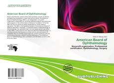 Обложка American Board of Ophthalmology
