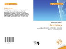 Capa do livro de Aextoxicon 