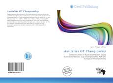 Portada del libro de Australian GT Championship