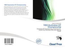 Buchcover von 1963 Australian GT Championship