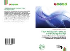 Copertina di 1994 Australian Formula Ford Championship
