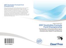 Buchcover von 2007 Australian Formula Ford Championship
