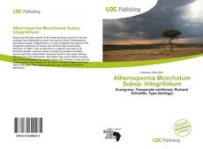 Copertina di Atherosperma Moschatum Subsp. Integrifolium