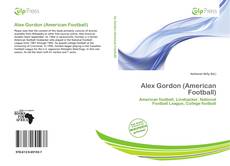 Buchcover von Alex Gordon (American Football)