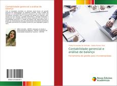 Capa do livro de Contabilidade gerencial e análise de balanço 