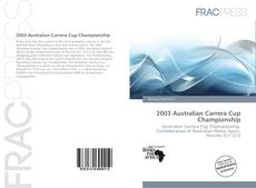 Copertina di 2003 Australian Carrera Cup Championship