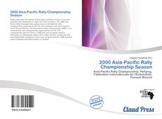 Buchcover von 2000 Asia-Pacific Rally Championship Season