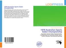 1978 Australian Sports Sedan Championship kitap kapağı