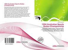 Capa do livro de 1994 Australian Sports Sedan Championship 