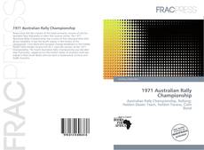 Copertina di 1971 Australian Rally Championship