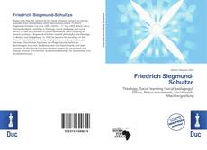 Bookcover of Friedrich Siegmund-Schultze