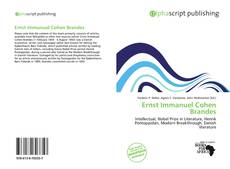 Capa do livro de Ernst Immanuel Cohen Brandes 