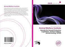 Bookcover of Animal Welfare Institute