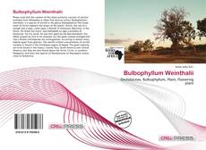 Capa do livro de Bulbophyllum Weinthalii 