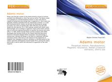 Bookcover of Adams motor