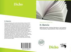 Couverture de H. Bonciu
