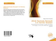 Bookcover of 2010 Formula Renault 3.5 Series Season