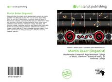 Capa do livro de Martin Baker (Organist) 