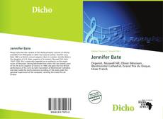 Couverture de Jennifer Bate