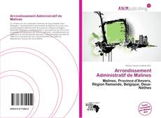 Arrondissement Administratif de Malines kitap kapağı