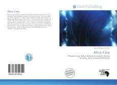 Portada del libro de Alice Cary