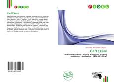 Bookcover of Carl Ekern