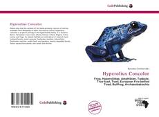 Capa do livro de Hyperolius Concolor 