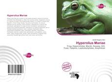 Portada del libro de Hyperolius Mariae