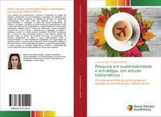 Capa do livro de Pesquisa em sustentabilidade e estratégia: Um estudo bibliométrico 
